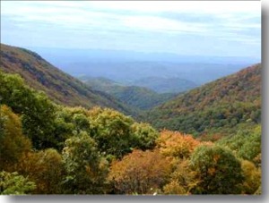 Blue Ridge Mountains fall colors